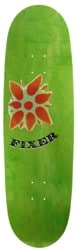 Fixer Speedball Starburst 9.5 Egg Shape Skateboard Deck - green