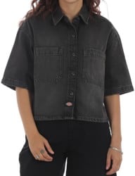 Dickies Women's Denim Top - black wash
