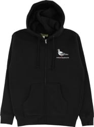 Anti-Hero Lil Pigeon Emb Zip Hoodie - black