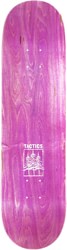 Tactics Trees Skateboard Deck - purple