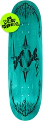 Tactics Logan Staff Infection 9.1 Egg Shape Skateboard Deck - teal
