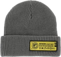 Anti-Hero Hecho Por Skateboarding Beanie - charcoal/yellow