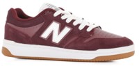 New Balance Numeric 480 Skate Shoes - burgundy/white/gum