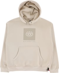 686 Knockout Logo Premium Heavyweight Pullover Hoodie - limestone