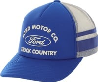 Brixton Ford Built Tough Trucker Hat - ford blue/wimbledon white