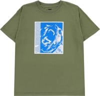 Obey Stay Back T-Shirt - pigment bronze green