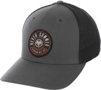 Never Summer NS Seal 2-Tone Trucker Hat - charcoal/black mesh