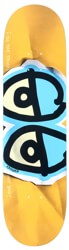 Krooked DBX Eyes 8.38 Basalt Skateboard Deck - gold