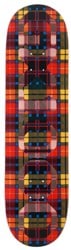 GX1000 OG Logo Tartan 8.5 Skateboard Deck - orange