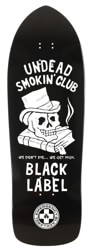 Black Label Undead Smoking Club 10.25 Skateboard Deck