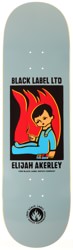 Black Label Akerley Firestarter 9.0 Skateboard Deck - blue