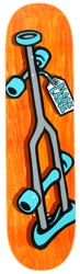 Black Label Crutch 8.25 Skateboard Deck - orange