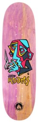 Black Label Jason Adams Smoking Section 9.5 Custom Egg Shape Skateboard Deck - purple