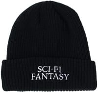 Sci-Fi Fantasy Logo Beanie - black