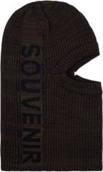 Souvenir Multi Yarn Burgular Mask - chocolate