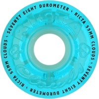 Ricta Cloud Cruiser Skateboard Wheels - transparent blue glow (78a)