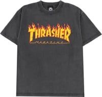 Thrasher Flame Vintage T-Shirt - black