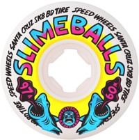 Slime Balls Heritage Shark Spew Vomits Skateboard Wheels - white (97a)