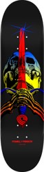Powell Peralta Skull & Sword 9.0 246 Shape Skateboard Deck - yellow fade