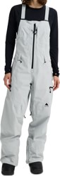 Burton Women's Reserve GORE-TEX 2L Bib Pants - gray cloud
