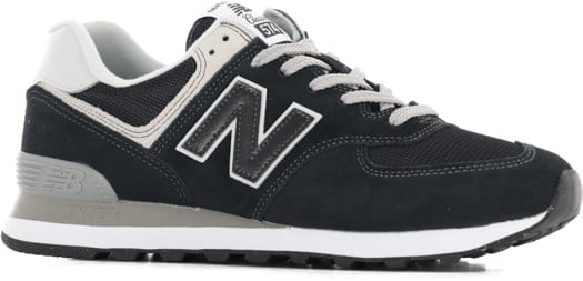 New Balance 574 Shoes - black/white - view large