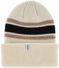 Coal Haines Beanie - off white/black