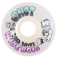 Snot Dead Dave's Wide Boys Skateboard Wheels - white (101a)