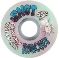 Snot Villani Roaches Skateboard Wheels - pink/teal swirl (99a)