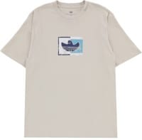 Adidas Shmoohaus T-Shirt - alumina/dark blue