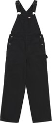 Dickies Women's Duck Canvas Bib Overall Pants - black