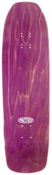 Tactics Oval Logo Double Driller Shape Skateboard Deck - purple