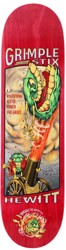 Anti-Hero Hewitt Grimplestix Obvious Greats 8.38 Skateboard Deck - red