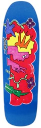 Krooked Sandoval Peace Sign 9.81 Skateboard Deck - blue