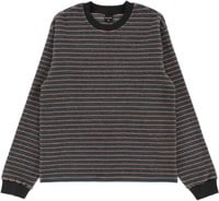 Quasi Verve Striped L/S T-Shirt - black