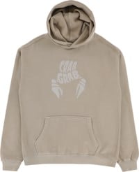 Crab Grab Twisted Hoodie - oyster