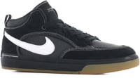 Nike SB Leo React Skate Shoes - black/white-black-gum lt brown