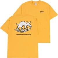 Polar Skate Co. Useless Wooden Dog T-Shirt - yellow