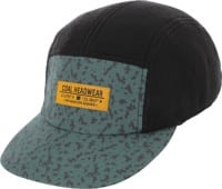 Coal Bridger Fleece 5-Panel Hat - dark green grid camo