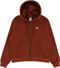 Nike SB Essential Logo Zip Hoodie - cinnamon