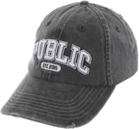 Public Collegiate Strapback Hat - grey