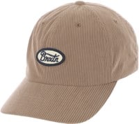 Brixton Parsons LP Strapback Hat - woodsmoke cord