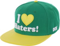 DGK Haters Snapback Hat - green/yellow