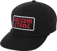 Volcom Heavy Tone Snapback Hat - black