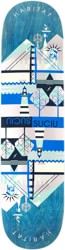 Habitat Suciu Continental Twin 8.375 Skateboard Deck - blue