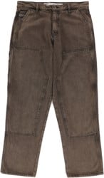 HUF Kinda Loose Doule Knee Jeans - chocolate