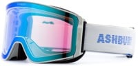 Ashbury Thunderbolt Goggles - commodore/blue revo mirror lens + yellow lens