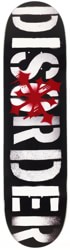 Disorder Stencil Logo 8.5 Skateboard Deck
