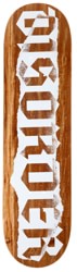Disorder Ripped Logo 8.5 Skateboard Deck - brown