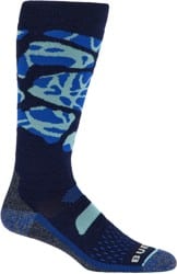 Burton Women's Performance Midweight Snowboard Socks - jake blue camo