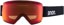 Anon M5 Toric Goggles + Bonus Lens - black/perceive sunny red + perceive cloudy burst lens - front